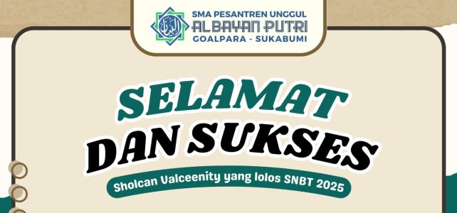 31 Siswi Albago Lolos Seleksi Nasional Berbasis Tes (SNBT) 31 Siswi Albago Lolos Seleksi Nasional Berbasis Tes (SNBT)